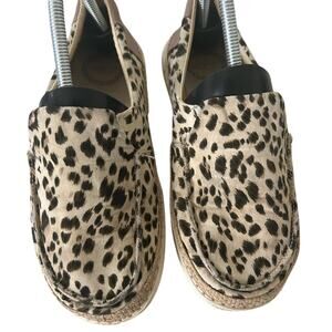 Hey Dude Women’s Lena Leopard Print Slip-On Shoes